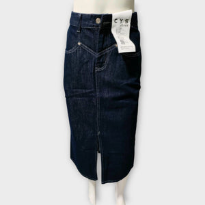 スリットデニムスカート
