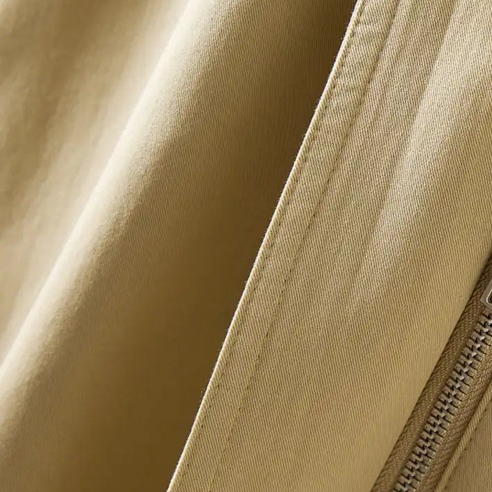 スタンドカラーオーバーライトコート