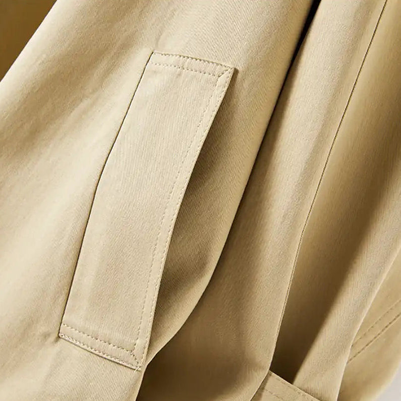 スタンドカラーオーバーライトコート