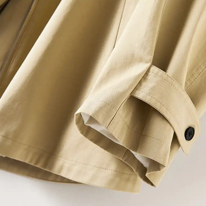 スタンドカラーオーバーライトコート