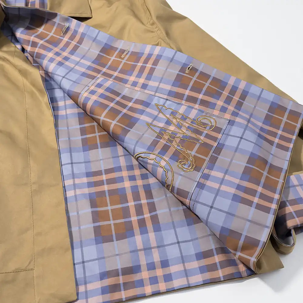 リバーシブルオーバー配色ライトアウター