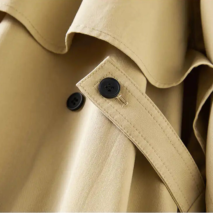 スタンドカラーオーバーライトコート