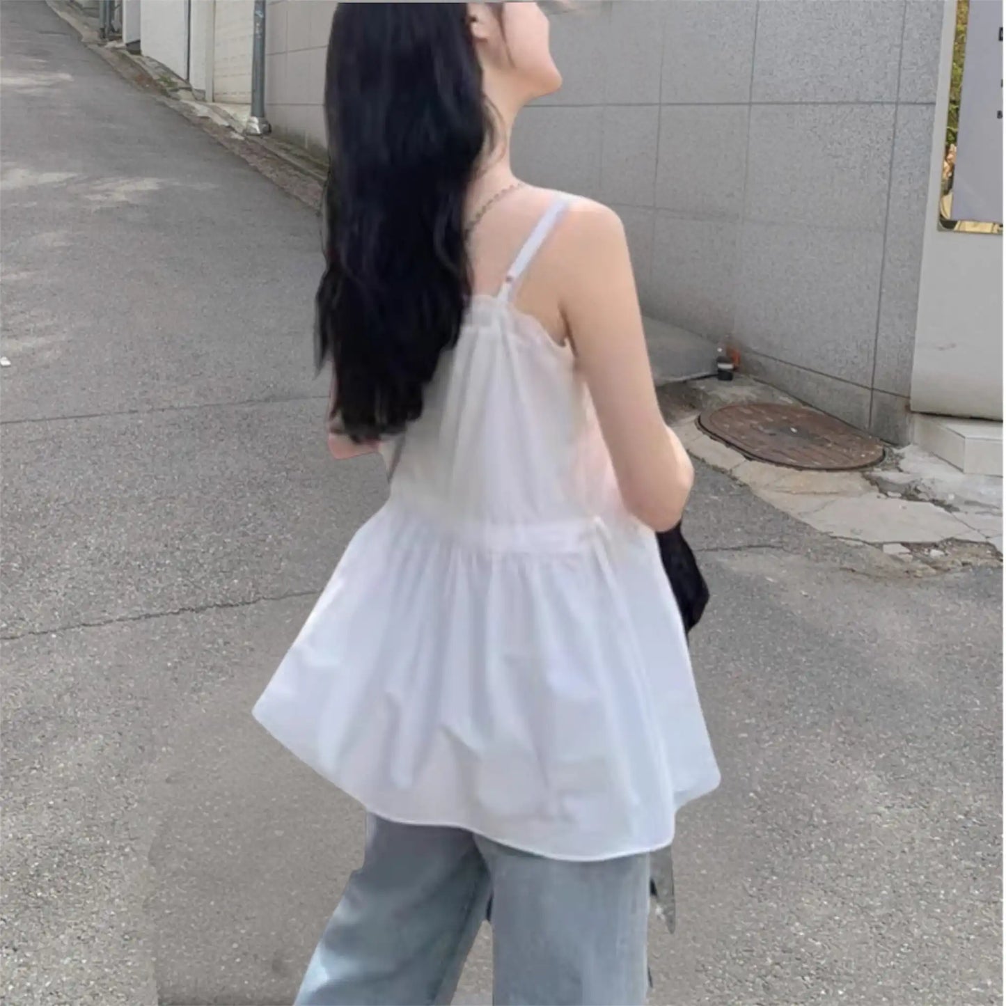 レースキャミソールブラウス